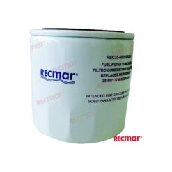 REC24942 - Filtre essence séparateur d'eau 10 microns long Mercruiser 35-802893Q01 / Volvo Penta 855686/ OMC 0509532