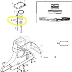 REC31-61100A1 - Roulement conique haut d 'embase Mercruiser alpha one gen1 et 2 - 31-61100A1