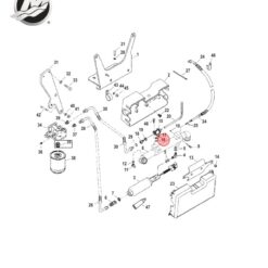 BK-805406 - Filtre à essence Mercruiser MPI sous régulateur