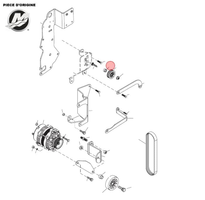 BK-865193 - ENTRETOISE ORIGINALE MERCRUISER 865193